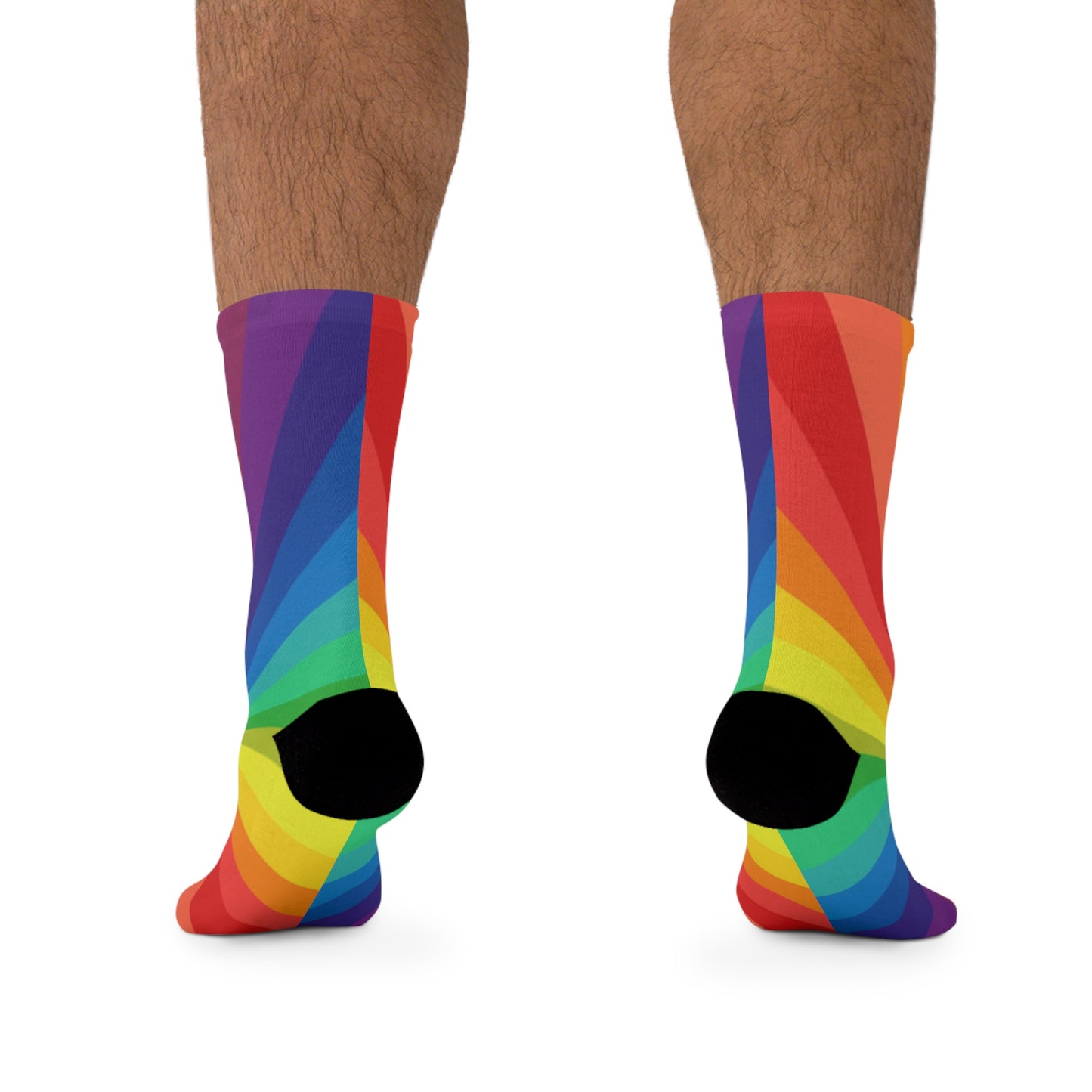 Rainbow Recycled Poly Socks