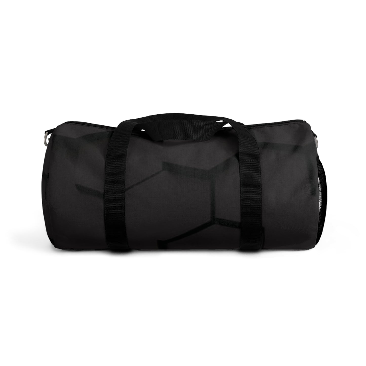 Black Geo Print Duffel Bag