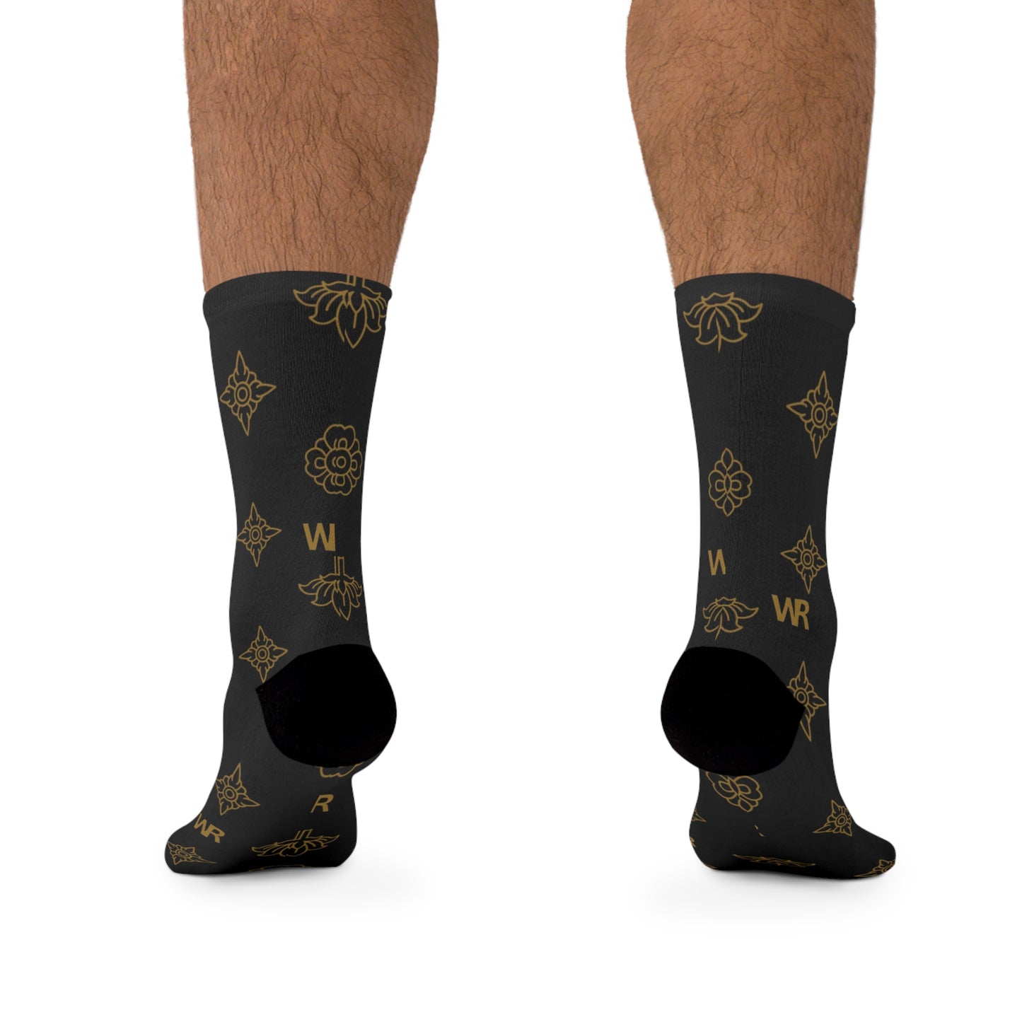 Signature Luxe Print Poly Socks