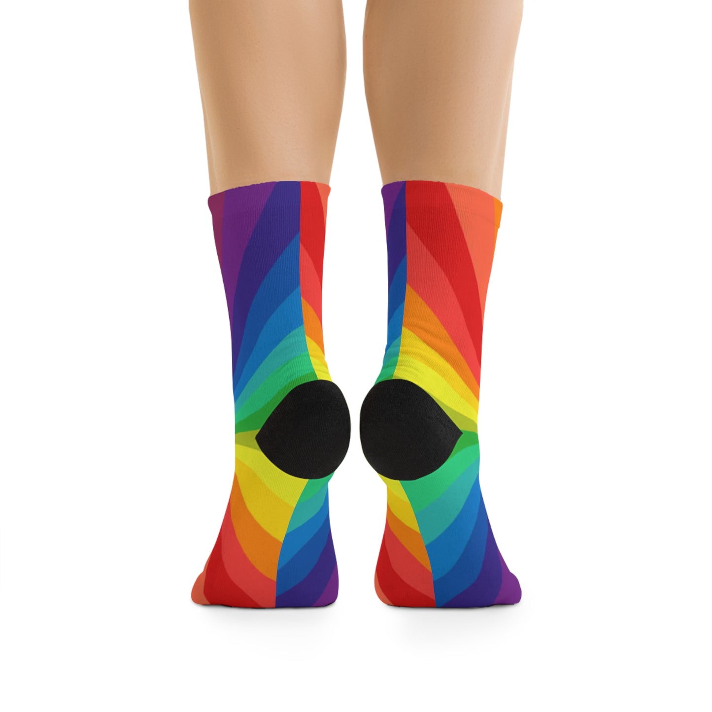 Rainbow Recycled Poly Socks