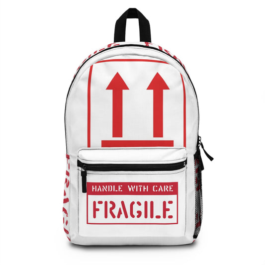 Backpack Fragile Print